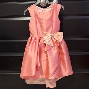 Bonnie Jean Pink Formal Kids Dress with Bow